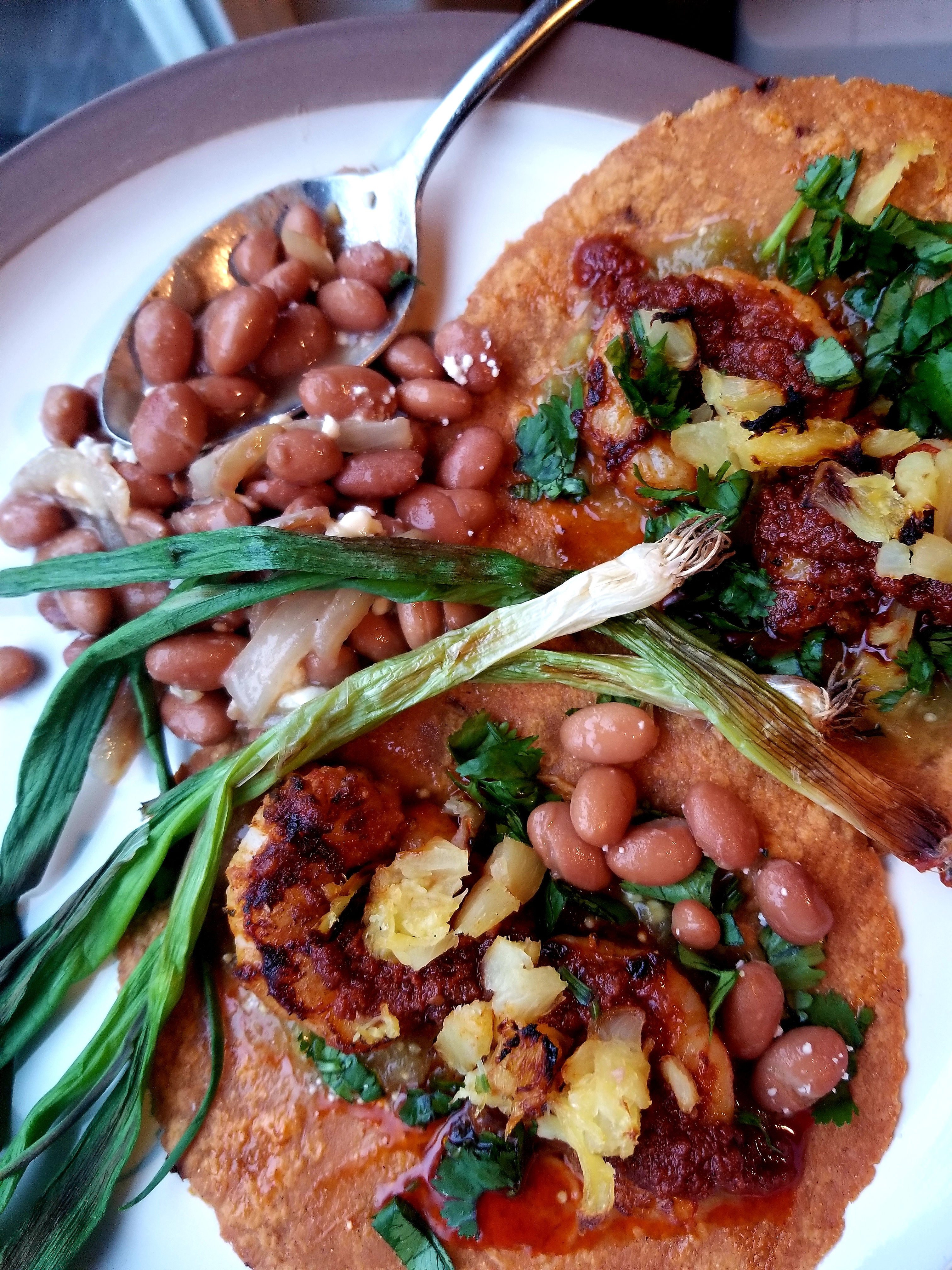 Smokey, spicy, chipotle shrimp pairs perfectly with sweet pineapple