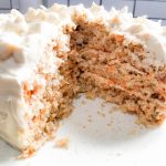 Tired of dry carrot cake? This Triple Layer Carrot Cake is packed with moisture from crushed pineapple and coconut milk.