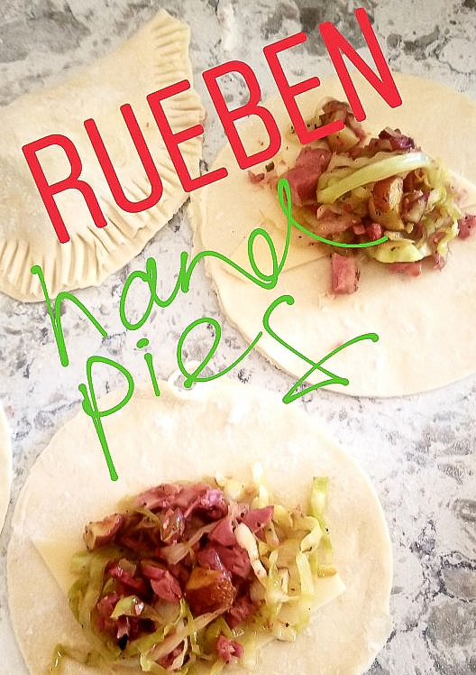 Rueben Hand Pies with Flaky All Butter Crust