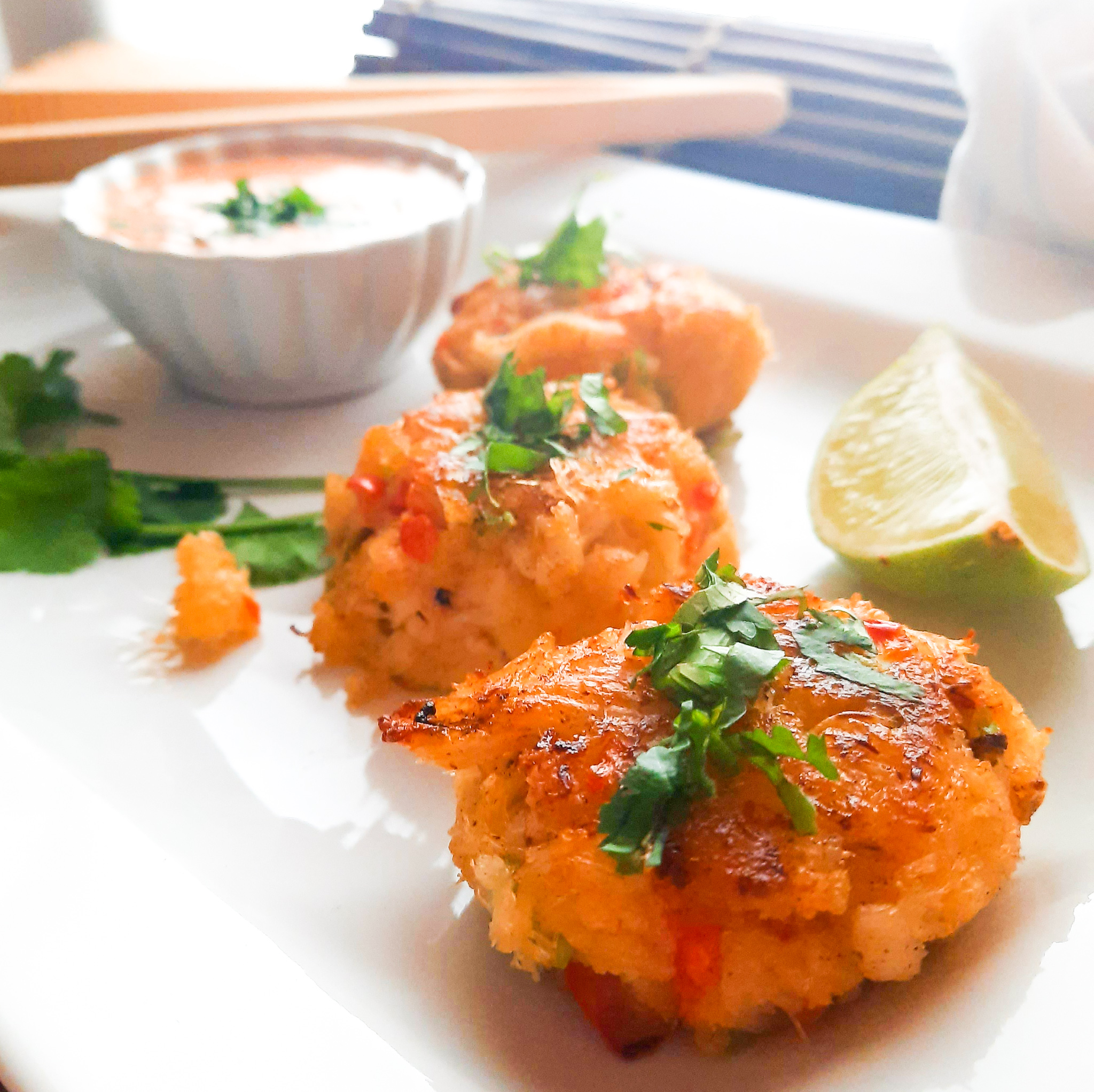 Rich, buttery, Dungeness Crab Cakes are crispy on the outside and flavorful on the inside packed with fresh lump meat, minced celery and red bell pepper.