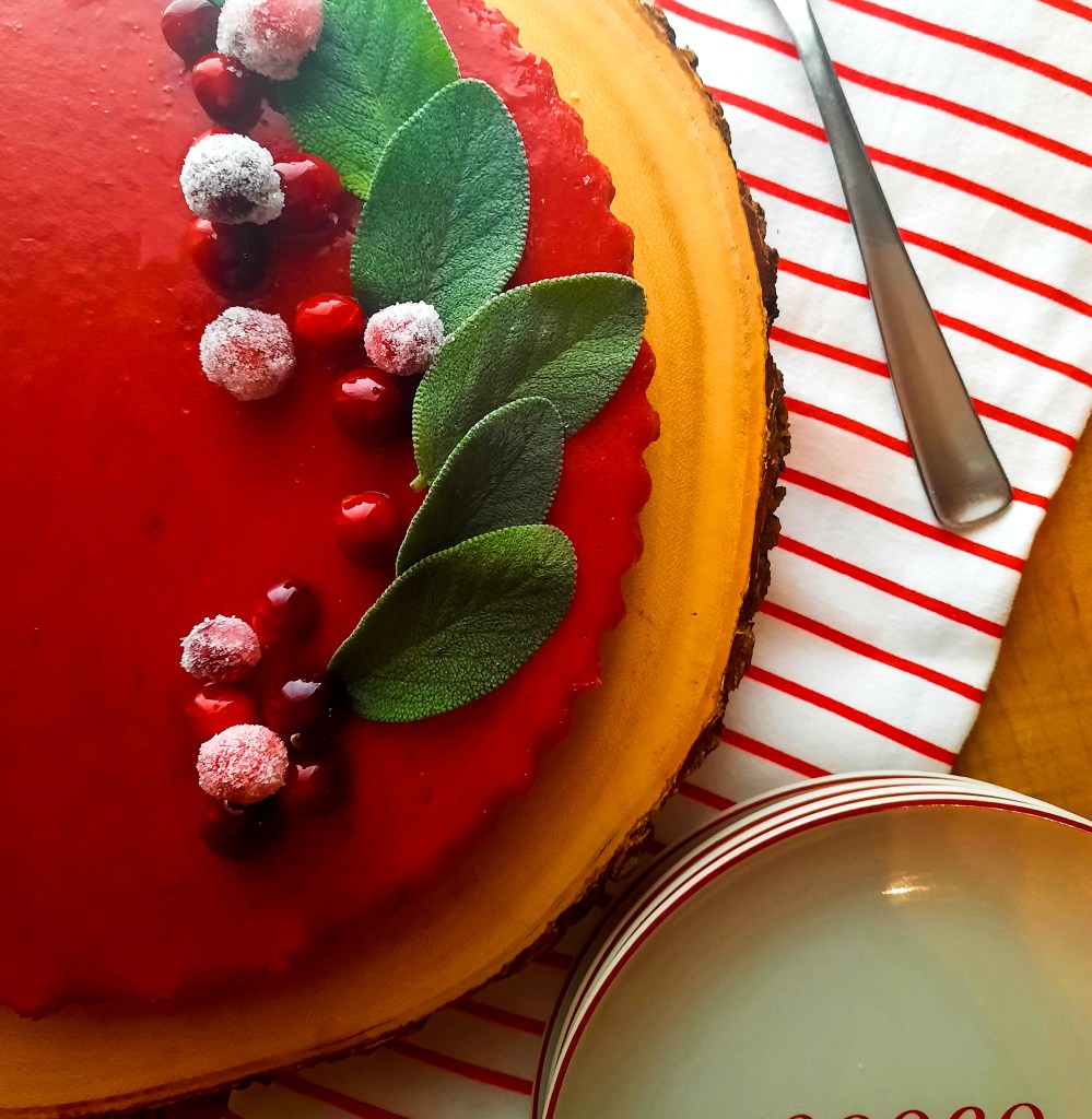 A holiday favorite, Cranberry Tart celebrates the perfect ratio of sweet and tart with a nutty graham cracker crust and sugared cranberries.