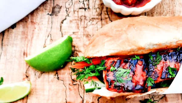 Salmon Banh mi