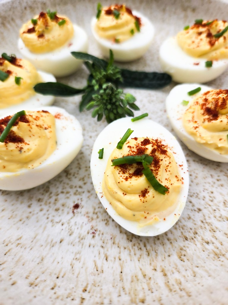 Creamy, tangy, and perfectly seasoned, these classic deviled eggs are a timeless appetizer made with simple ingredients.
