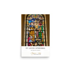 St. Louis Cathedral Stained Glass — New Orleans Travel Photography Print