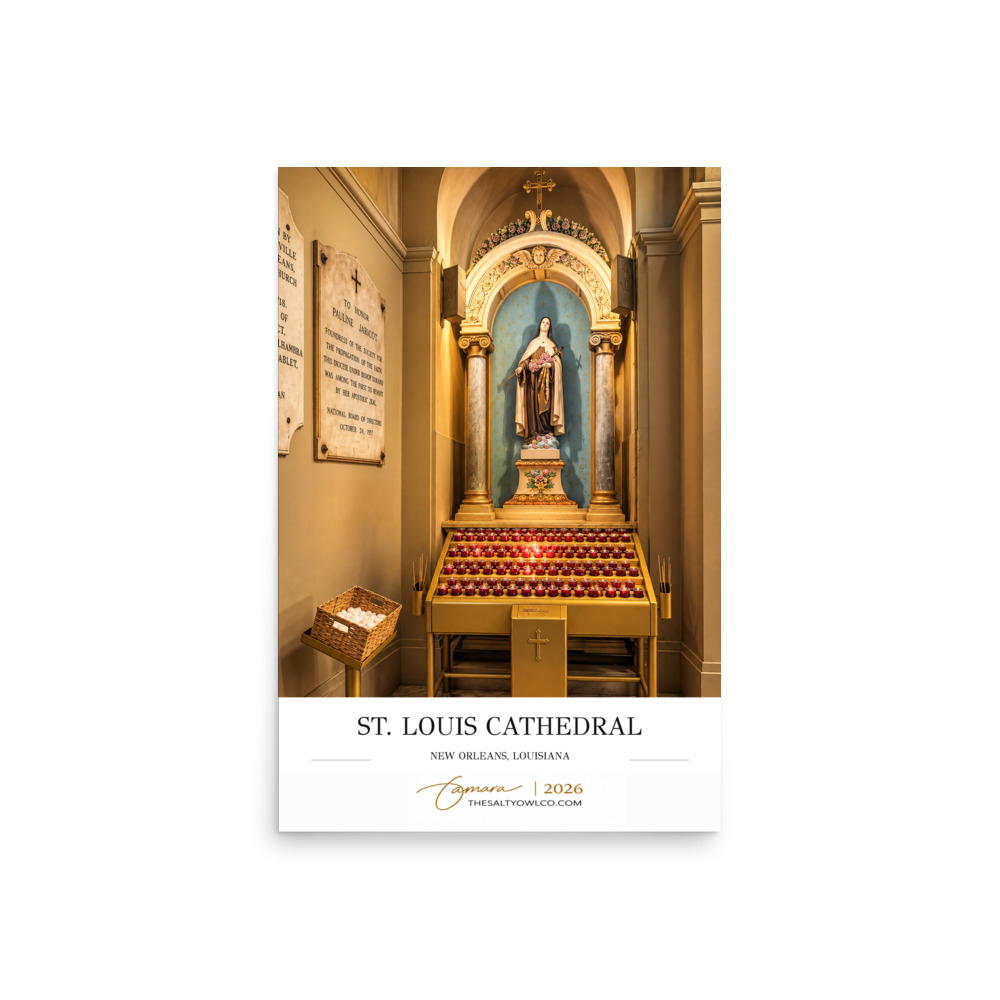Votive Candles at St. Louis Cathedral — New Orleans Photography Print - Image 3