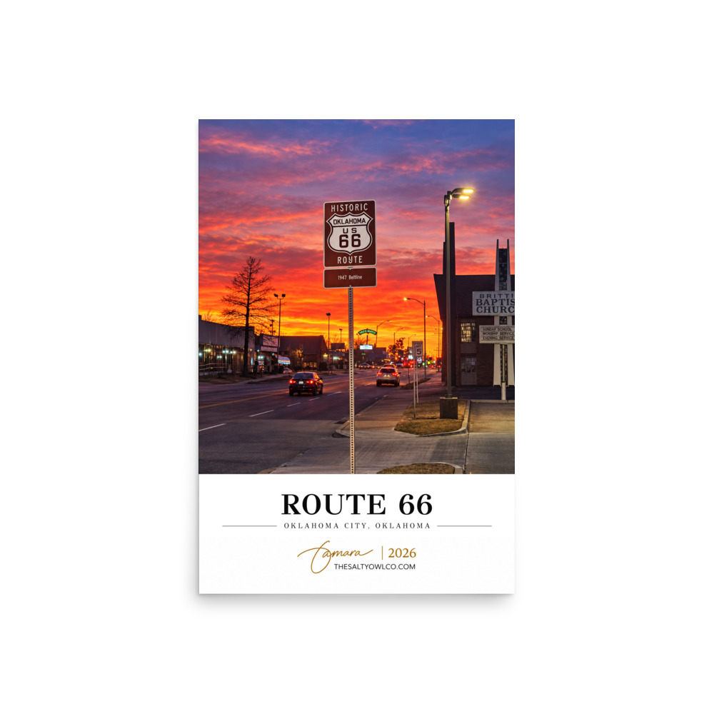 Route 66 - Oklahoma City Travel Print - Image 3